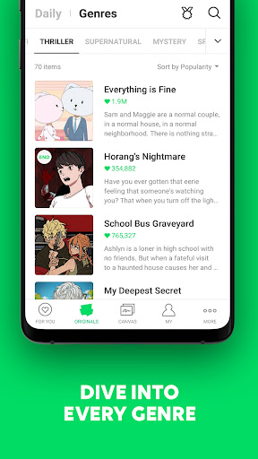 WEBTOON: Manga, Comics, Manhwa