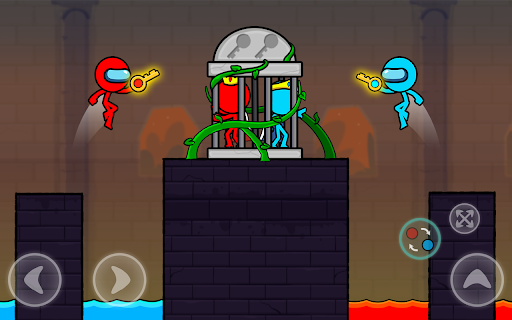 Red and Blue Stickman 2