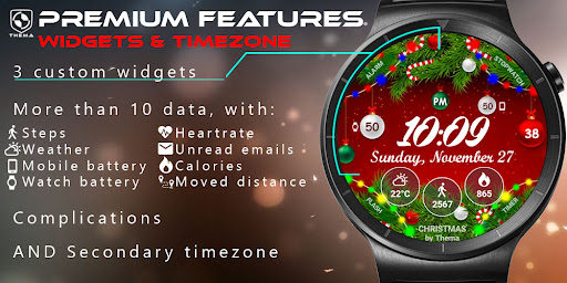 Christmas Lights Watch Face