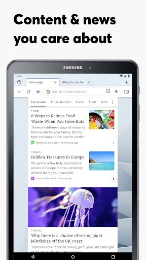Opera browser with AI