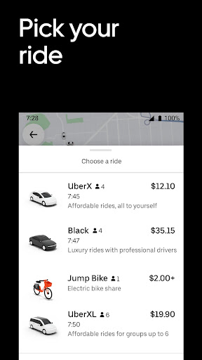 Uber - Request a ride