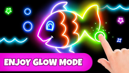 Coloring Games: Coloring Book, Painting, Glow Draw