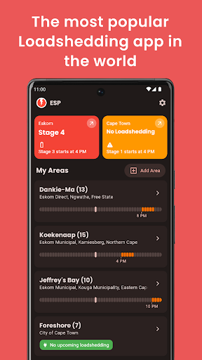 Loadshedding - ESP EskomSePush