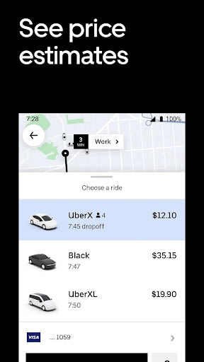 Uber - Request a ride