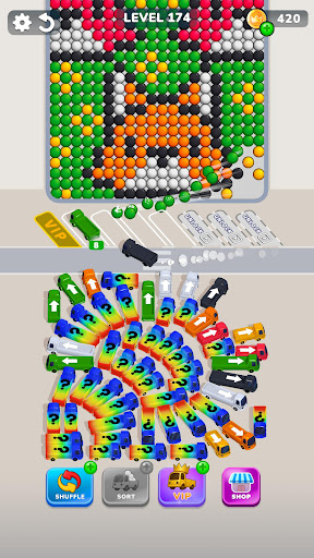 Bubble Bus: Parking Jam Puzzle