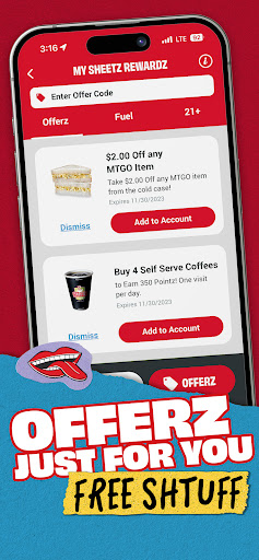 Sheetz Food Delivery & Rewards
