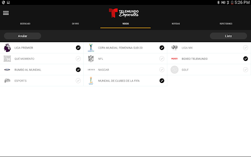 Telemundo Deportes: En Vivo