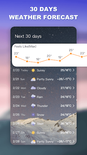 Weather app - Radar & Widget