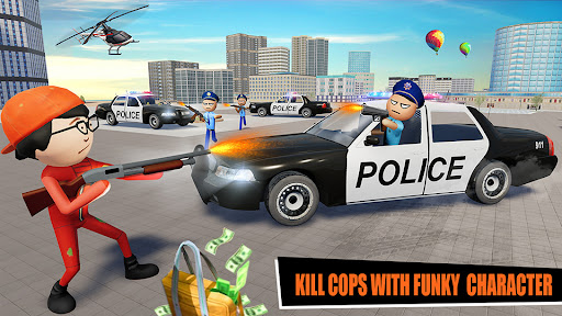 Stickman Giant Hero Crime City