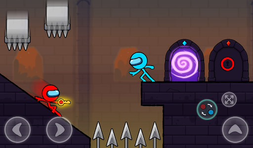 Red and Blue Stickman 2