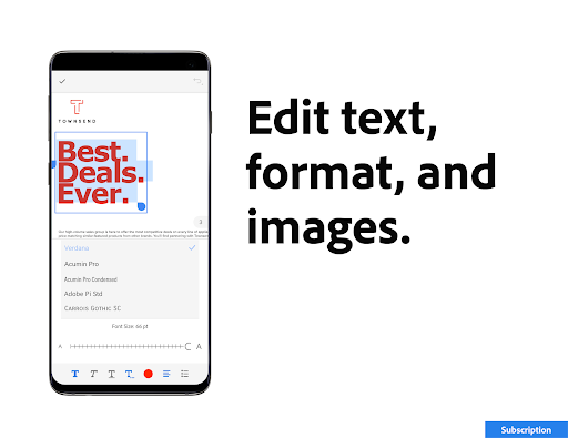 Adobe Acrobat Reader: Edit PDF