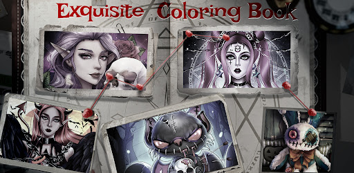 Dark, Horror Color by Number