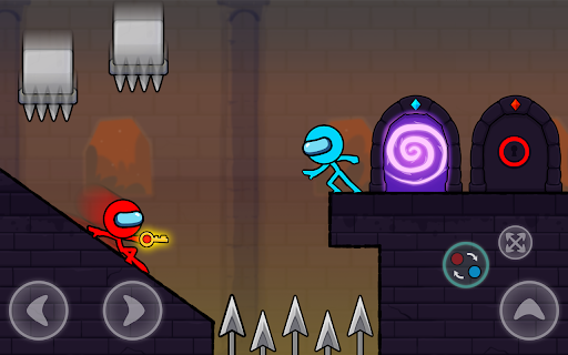 Red and Blue Stickman 2