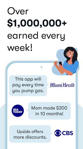 Upside: Gas & Food Cash Back