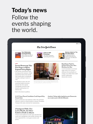 The New York Times: Live News