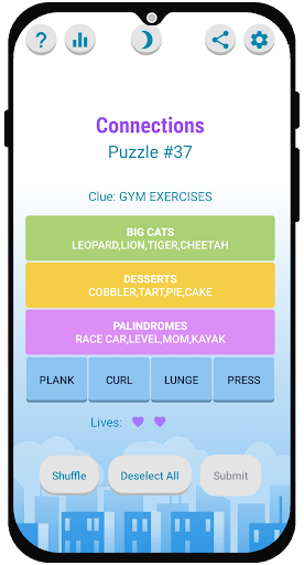 Connections: Group words