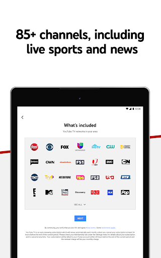 YouTube TV: Live TV & more