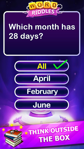 Word Riddles - Offline Word Games Brain Test