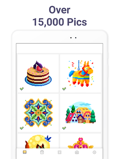 Pixel Art - color by number