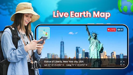 Live Earth Map & GPS Map