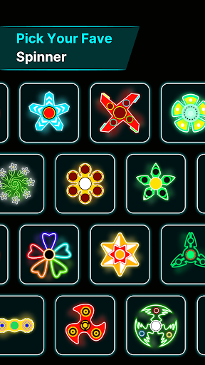 Finger Spinner: Glow Art Draw