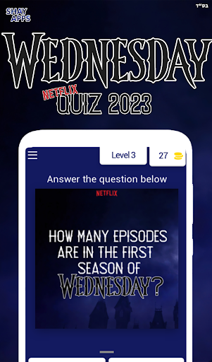 Wednesday Netflix Quiz 2023