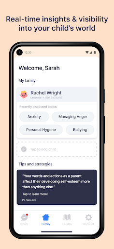 togetherAI: Wellbeing for kids