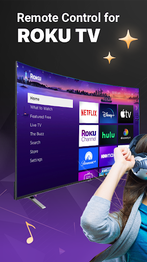 TV Remote Control for RokuTV