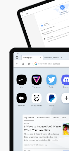 Opera browser with AI
