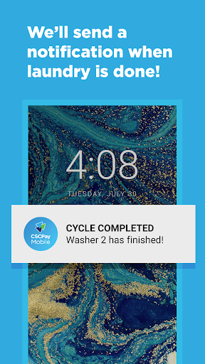 CSCPay Mobile Coinless Laundry