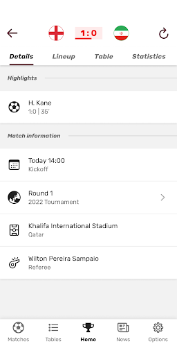 World Soccer Fixtures & Scores