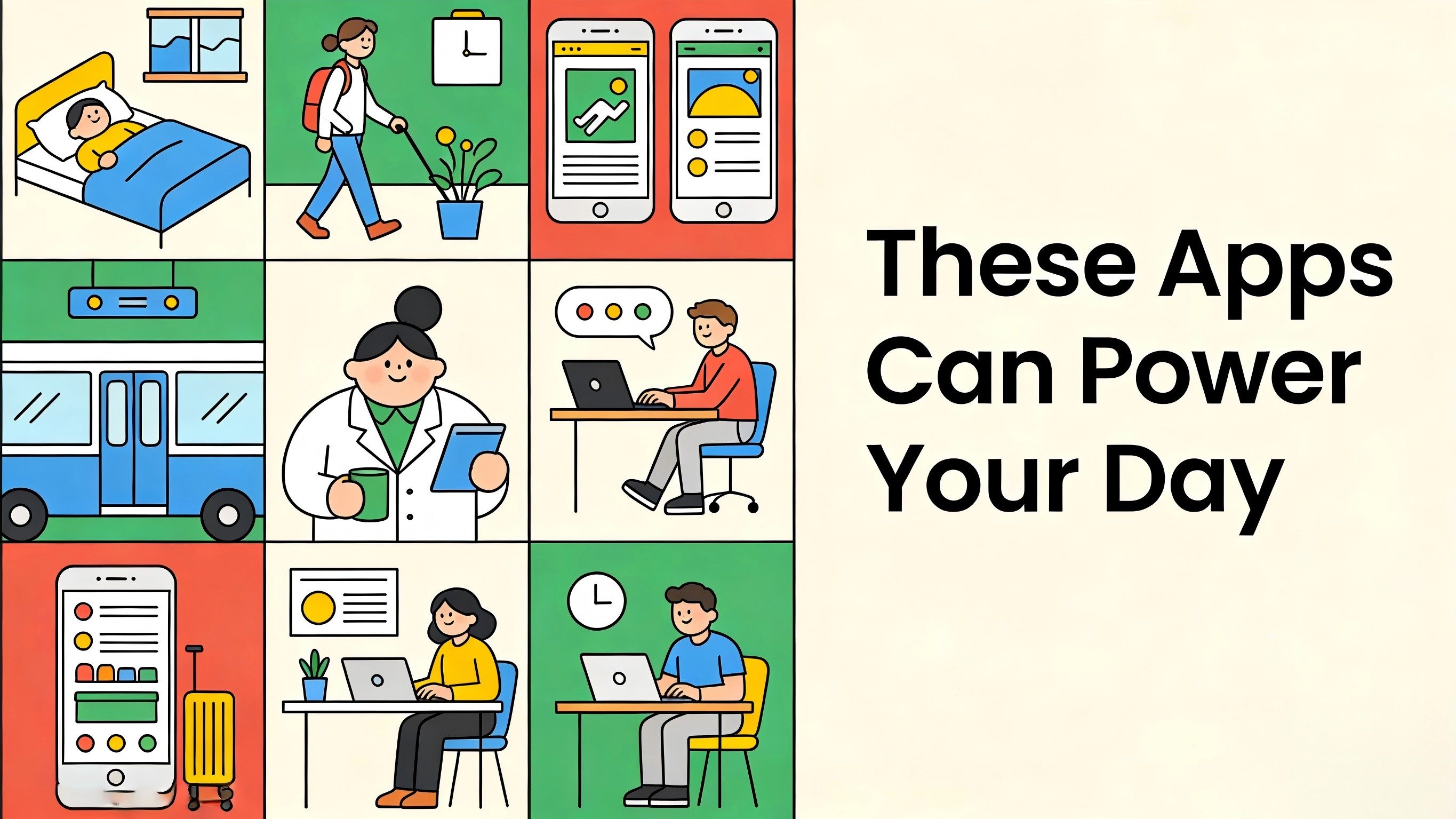 A Day Powered by Apps: From Morning Routine to Better Sleep